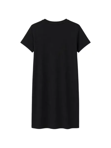 Rochie tip cămașă Lēo cu imagine negru