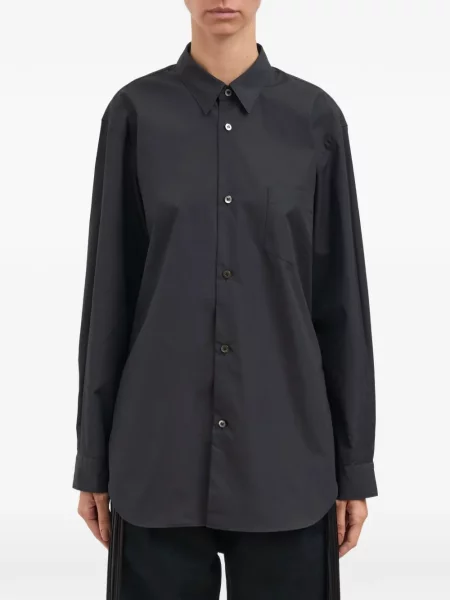 Koszula Junya Watanabe popelinowa czarna