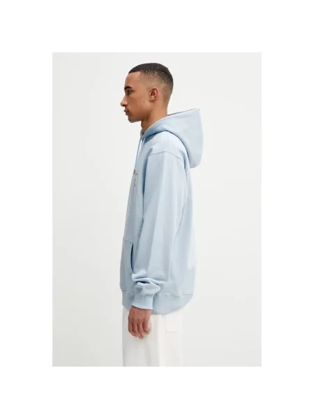 Bluza z kapturem Drole De Monsieur z kapturem niebieska