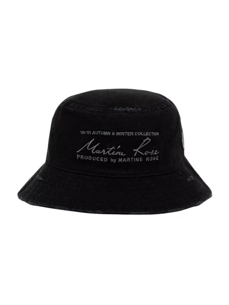 Martine Rose Signature kapelusz bucket czarny