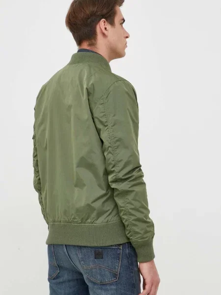 Bomber bunda Alpha Industries TT přechodná zelená