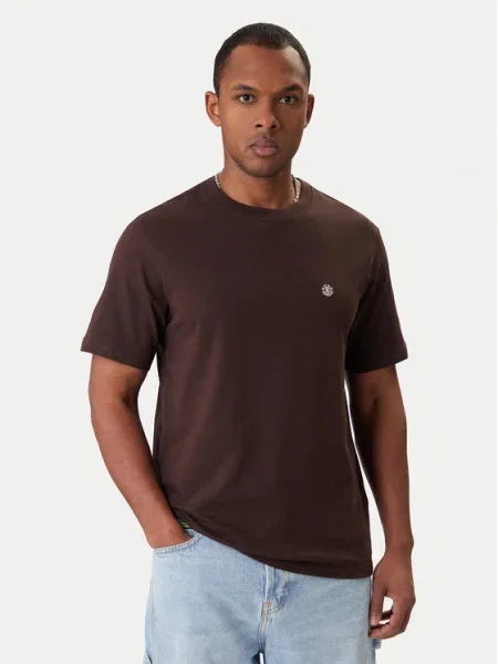 Element Tricou Icon Embroidery maro