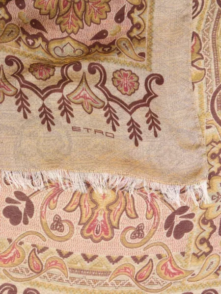 Fular Etro cu model paisley din jacard