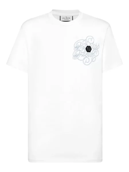 Тениска Philipp Plein с принт бяло