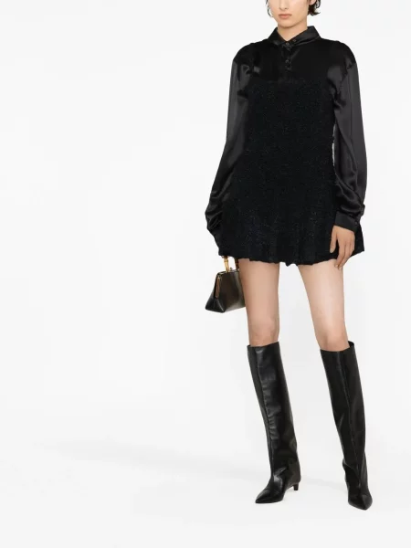Megztas suknele Jil Sander juoda