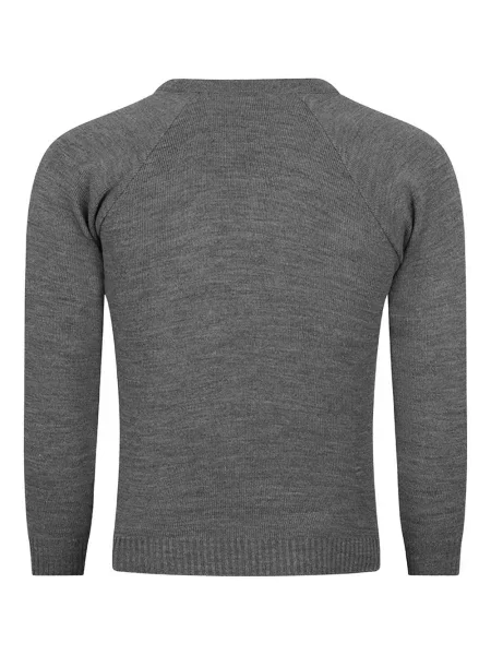 Sweter dziecięcy Zeco Schoolwear szary