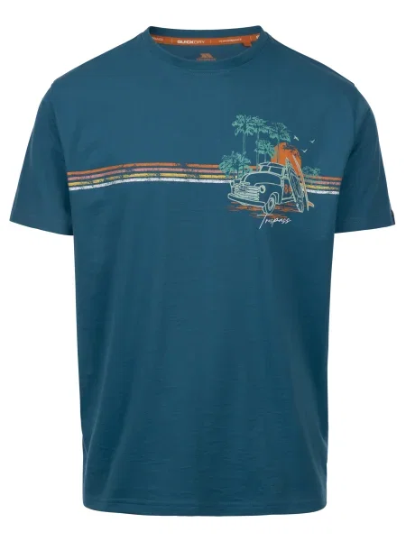 Koszulka Trespass z nadrukiem niebieska