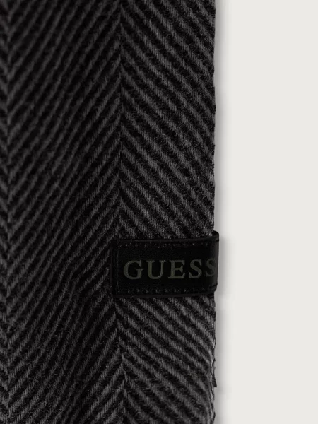Guess fular pentru bărbați OSLO negru