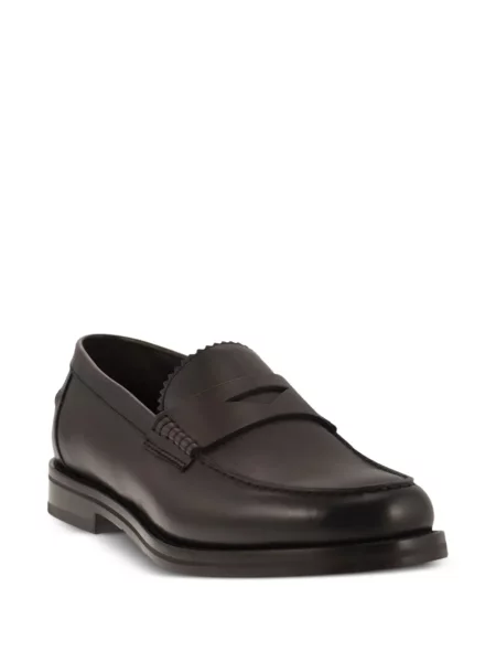 Pantofi loafer Doucal's din piele maro