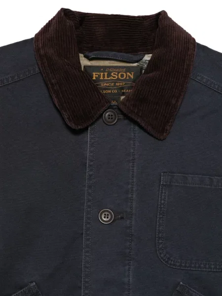 Gulerat geacă Filson de catifea cord albastru