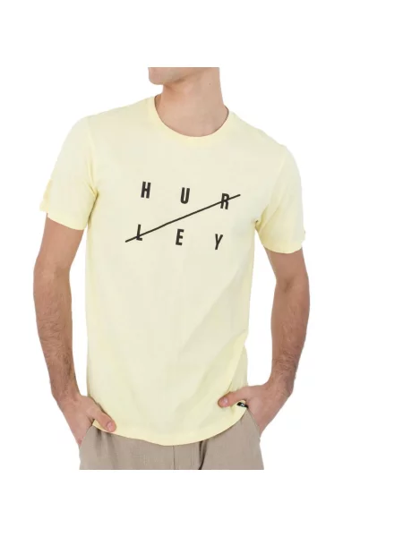 T-shirt Hurley żółty
