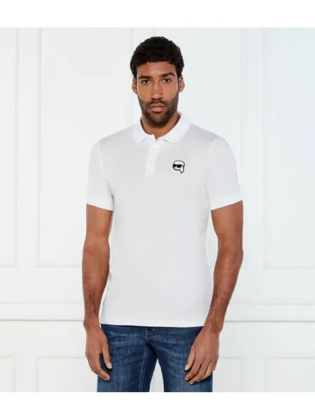 Karl Lagerfeld Polo | Regular Fit alb