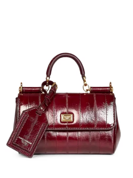 Geantă Dolce & Gabbana din piele roșu