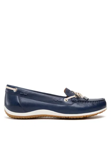 Geox Mokasyny D Vega Moc B granatowy