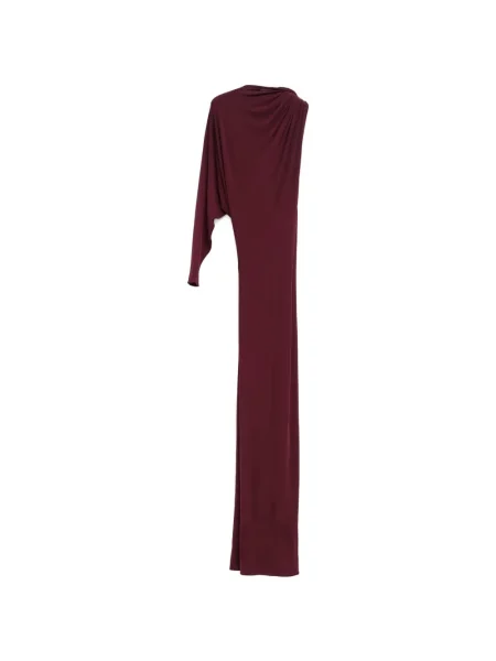 Rochie maxi Atlein lungă de costum roșu
