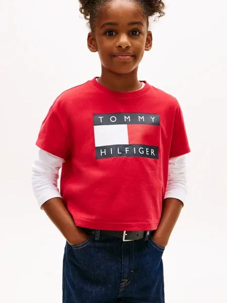 Tommy Hilfiger tričko červené