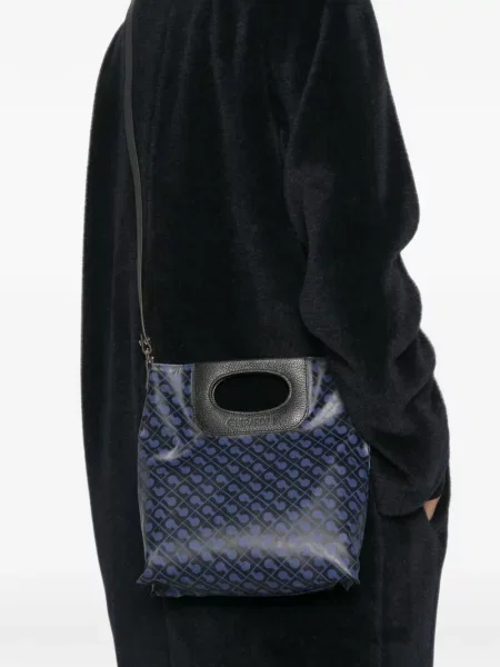 Geantă shopper Gherardini cu imagine negru