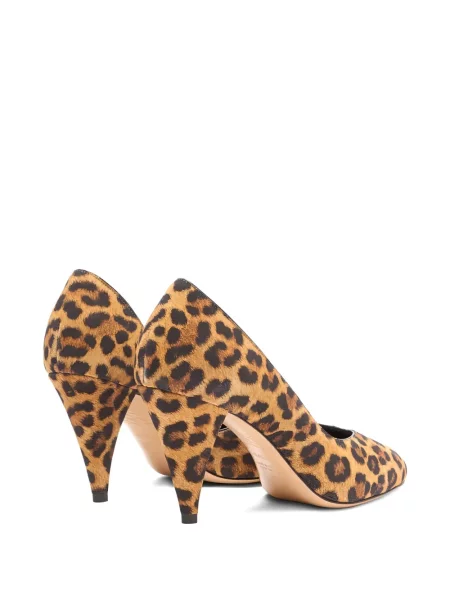 Pantofi cu toc Casadei cu imagine cu model leopard maro