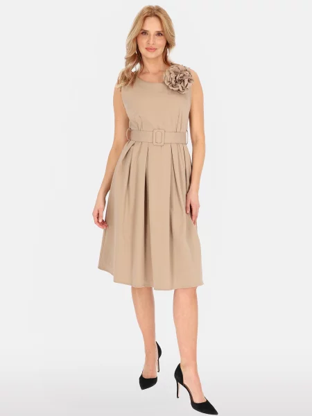 Sukienka bez rękawów Perso bez rękawów czarna