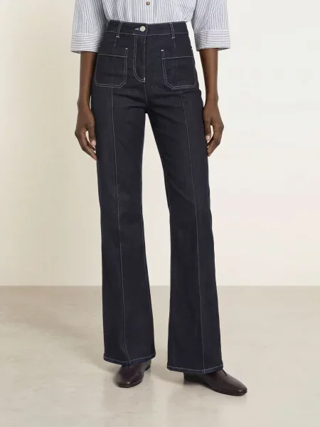 Reiss Flared Džíny Sakura 30 indigo blue modré