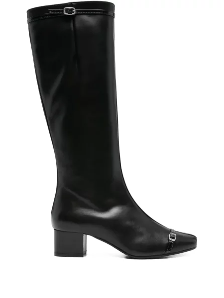 Кожени боти Carel Paris с катарама черно