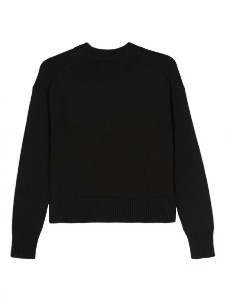 Svetr Calvin Klein s aplikacemi černý