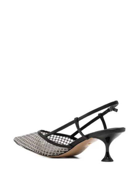 Pantofi cu toc Lola Cruz slingback negru