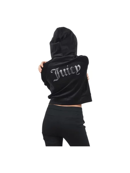 Kombinezon Juicy Couture z kapturem czarny