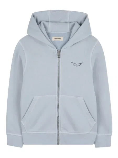 Суичър с качулка Zadig & Voltaire синьо