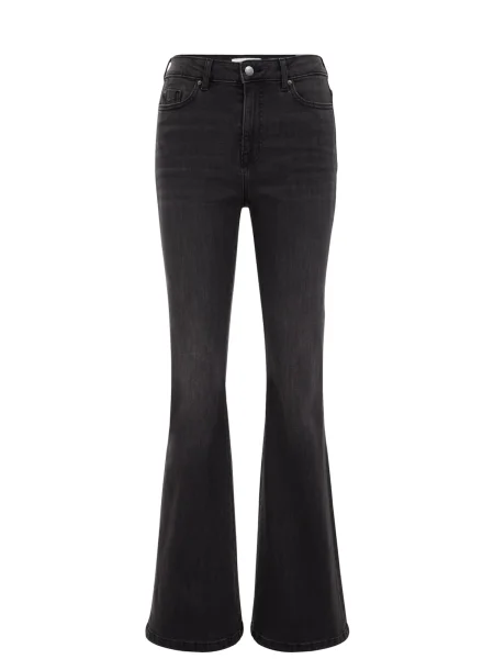 WE Fashion Jeans închis gri