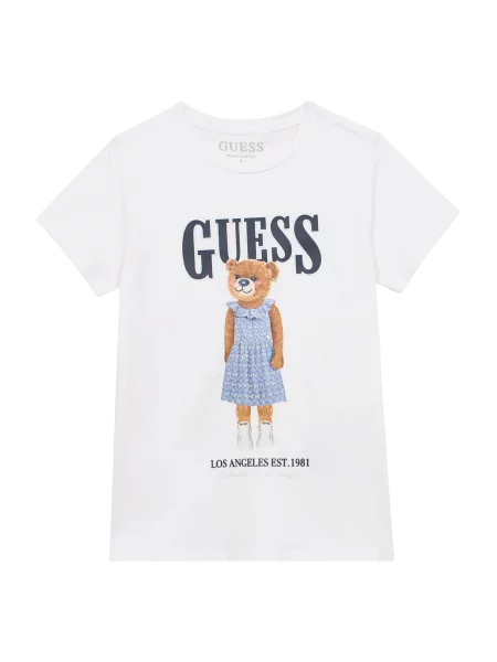Guess Marškinėliai Regular Fit balta