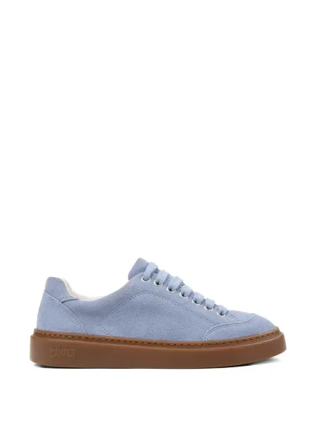 Sneakerși Camper din piele de căprioară albastru
