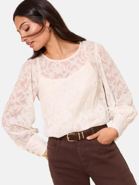 Friends Like These Bluză crem