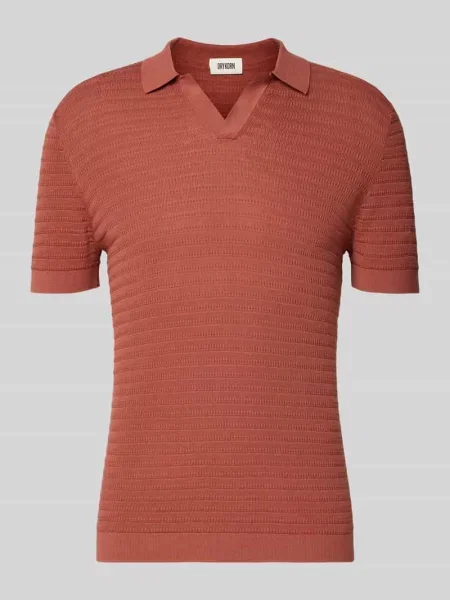 Koszulka polo z dzianiny w dwukolorowym wykonaniu krój slim fit model Triton' Drykorn