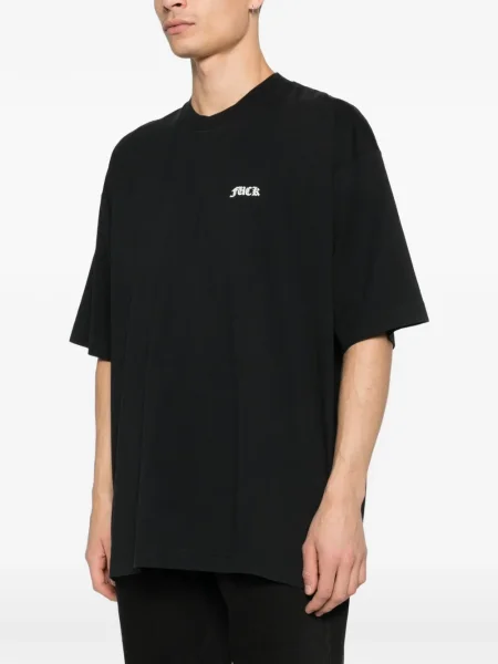 Μπλούζα Vetements με σχέδιο μαύρο