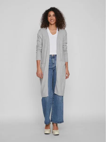 Vila Cardigan Ril gri