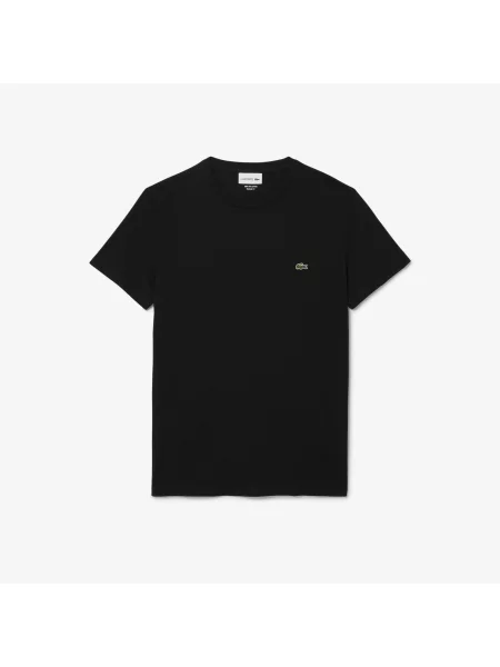 Футболка Lacoste с круглым вырезом черная