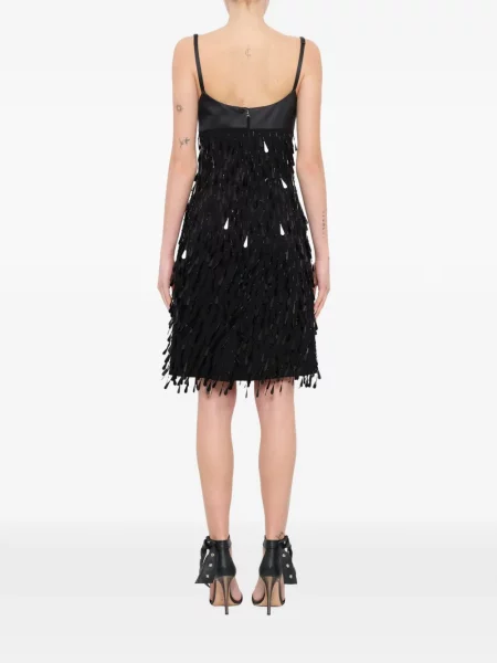 Rochie mini Marc Jacobs cu paiete de lână negru