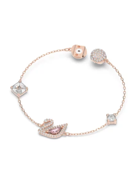Bransoletka Swarovski różowa