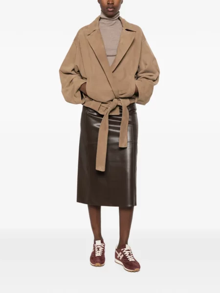 Fustă 's Max Mara evazată maro