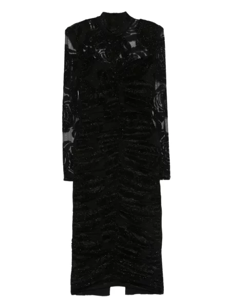 Rochie midi Nissa cu imagine negru