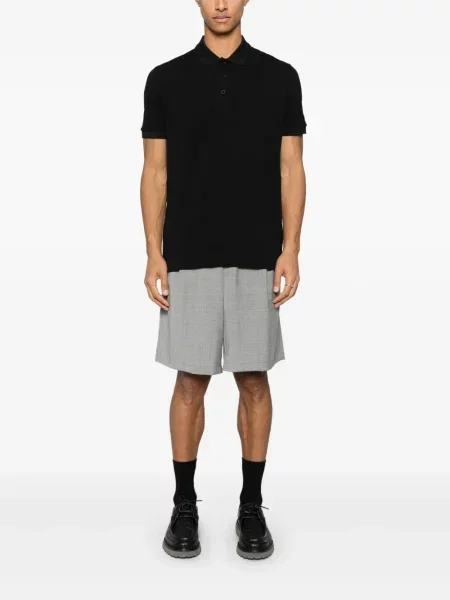 Polo Boss cu broderie negru
