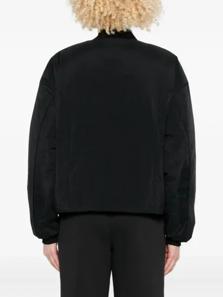 Geacă New Balance cu broderie argintiu