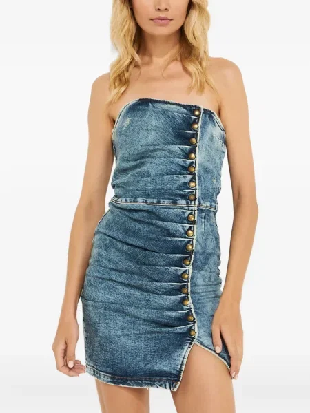 Rochie mini Retrofete de costum albastru