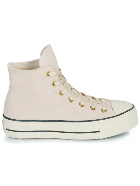 Pantofi Converse din piele de căprioară roz