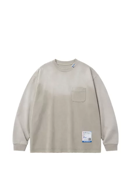 Lung tricou Maison Mihara Yasuhiro zdrențuiți cu mâneci lungi