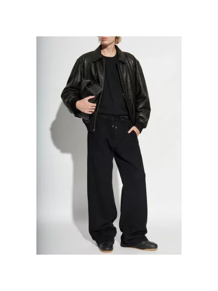 Spodnie Saint Laurent czarne