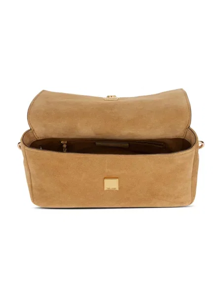 Torebka Tory Burch zamszowa brązowa