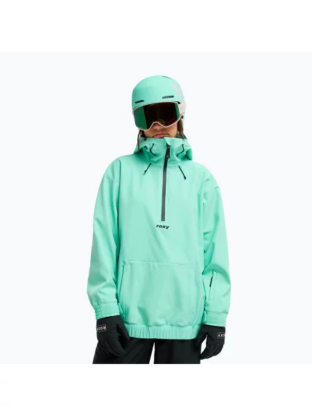 Geacă de snowboard pentru femei ROXY Frostbliss Softshell Overhead opal