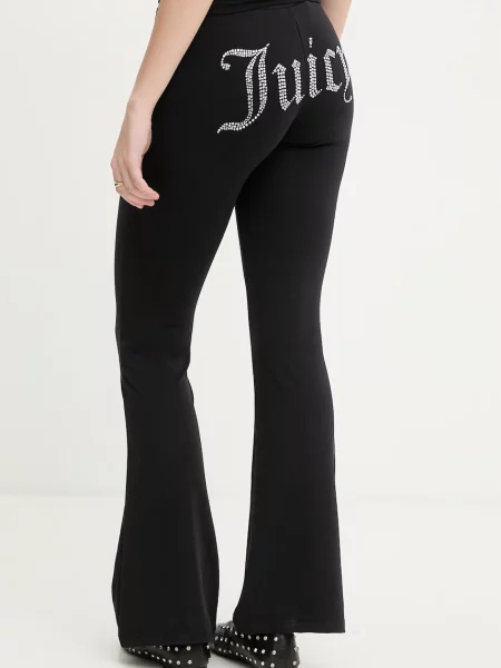 Juicy Couture spodnie dresowe z bawełną APOLLO czarne